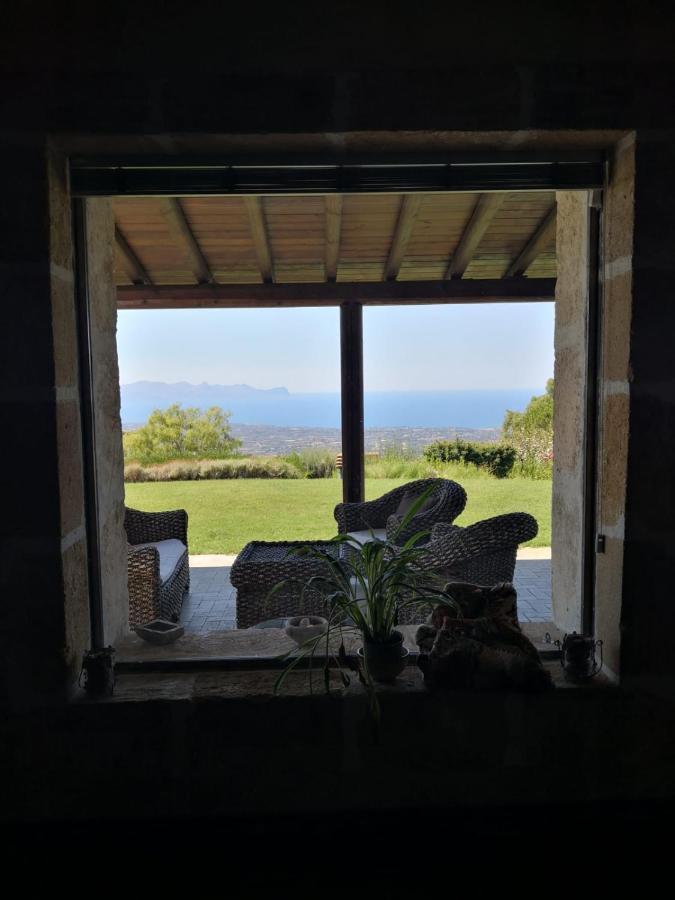Villa Siciliana Con Piscina E Vista Panoramica Sul Mare Borgetto المظهر الخارجي الصورة